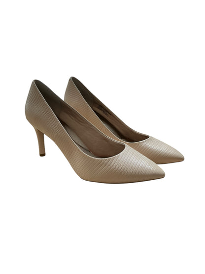 Rockport Shoe Size 7.5 Blush Textured Pre-Owned Ladies Heel