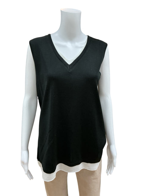 Ming Wang Size Small/Medium Sleeveless Pre-Owned Casual Top