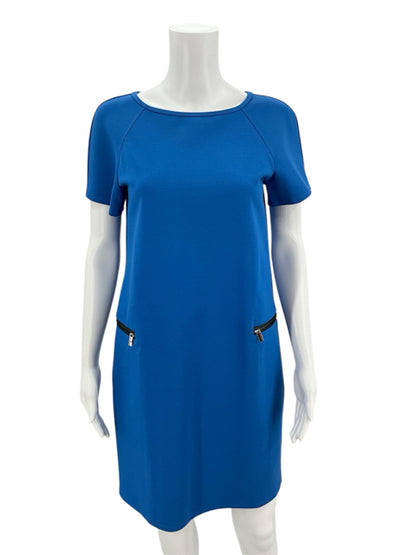 Ann Taylor Blue Solid Dress Size Small