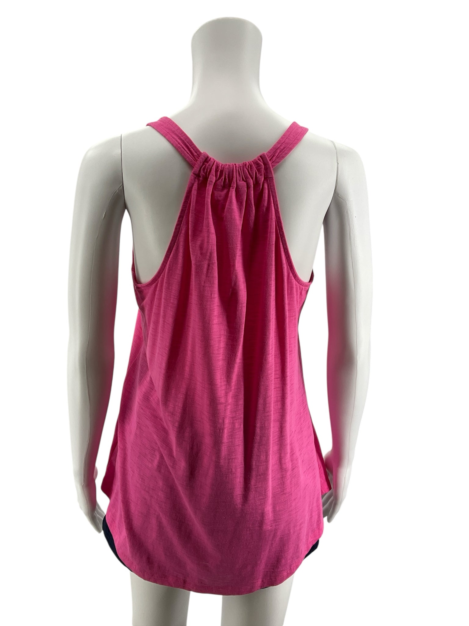 Lilly Pulitzer Luxletic Corina Racerback Tank Top Medium Pink Pima Cotton