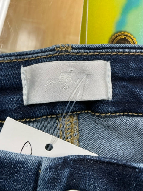 7 For All Mankind Jeans Womens Size 8 Classic Blue Denim Pre-Owned - ONLINE ONLY