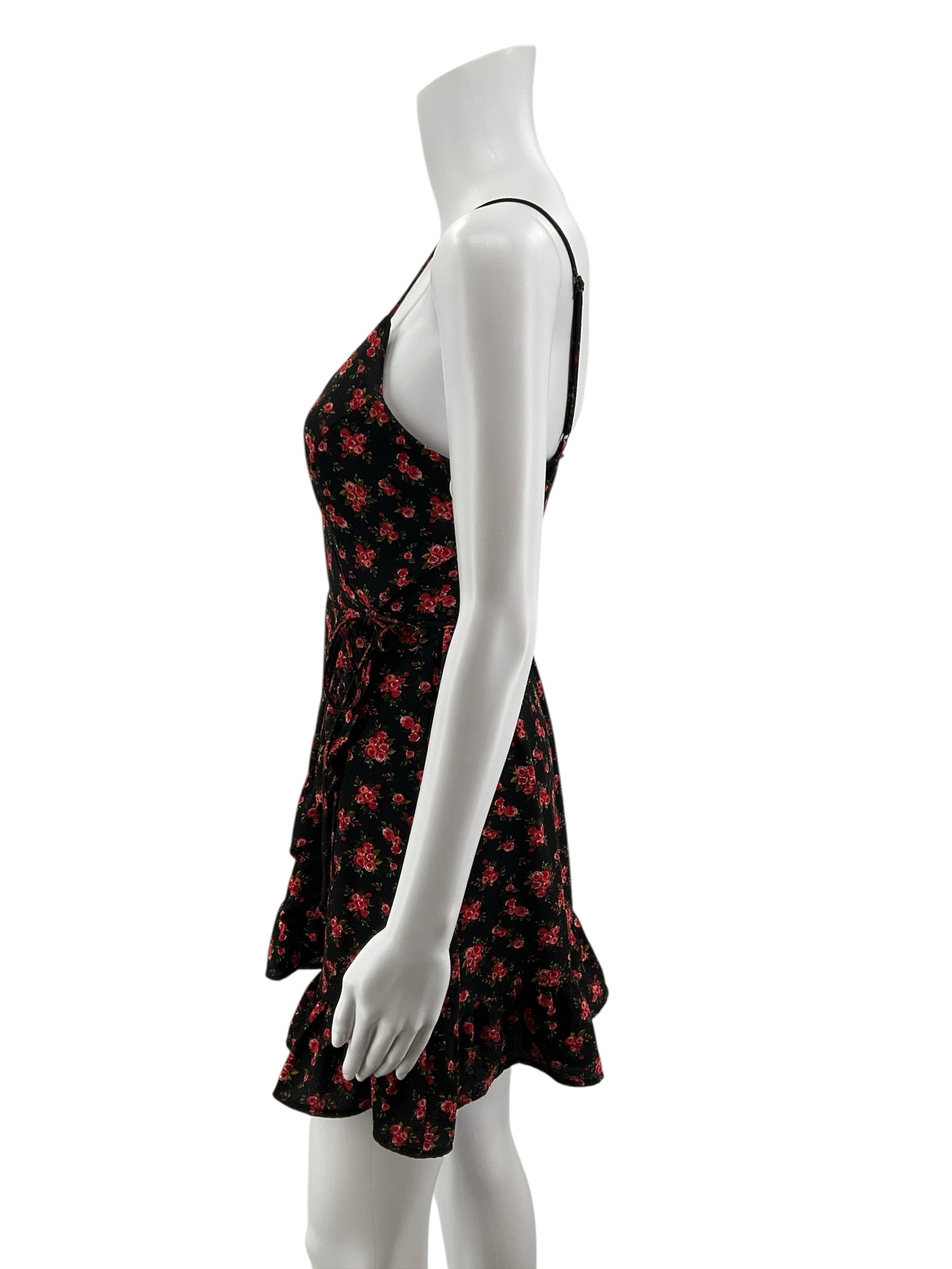Free People French Quarter Floral Wrap Mini Dress Size XS