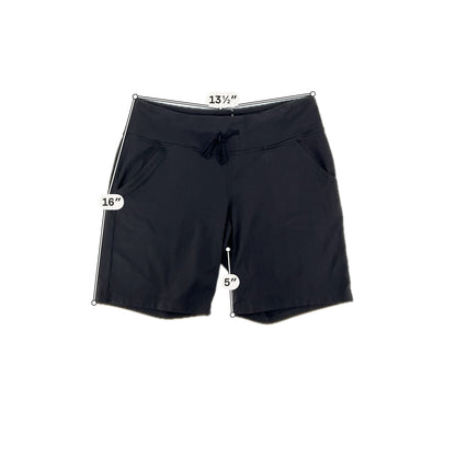 lucy Black Shorts lucypower™ Active Shorts Womens Size S Black 5" Inseam Athletic Pull On - Size S