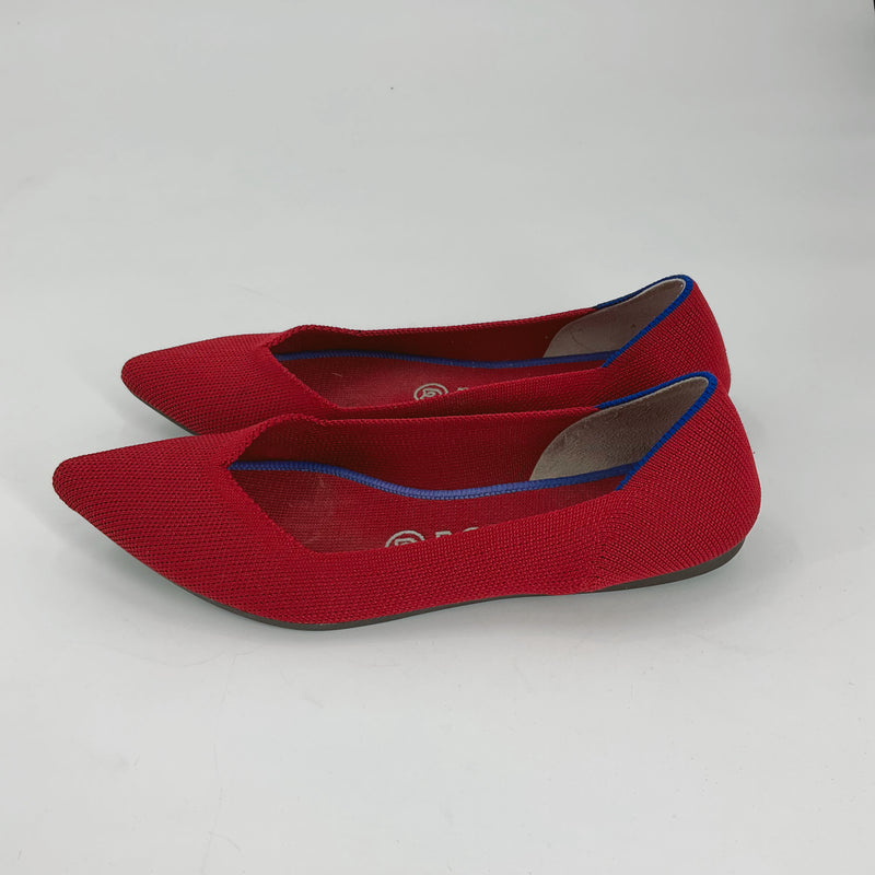 Rothy Red Ladies Pre-Owned Ladies Flats - Size 7.5 - Margaret’s Fine Consignment
