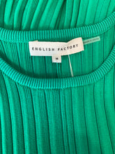 English Factory Green Maxi Green Ribbed Knit Sleeveless Midi Dress Size Medium - Size M