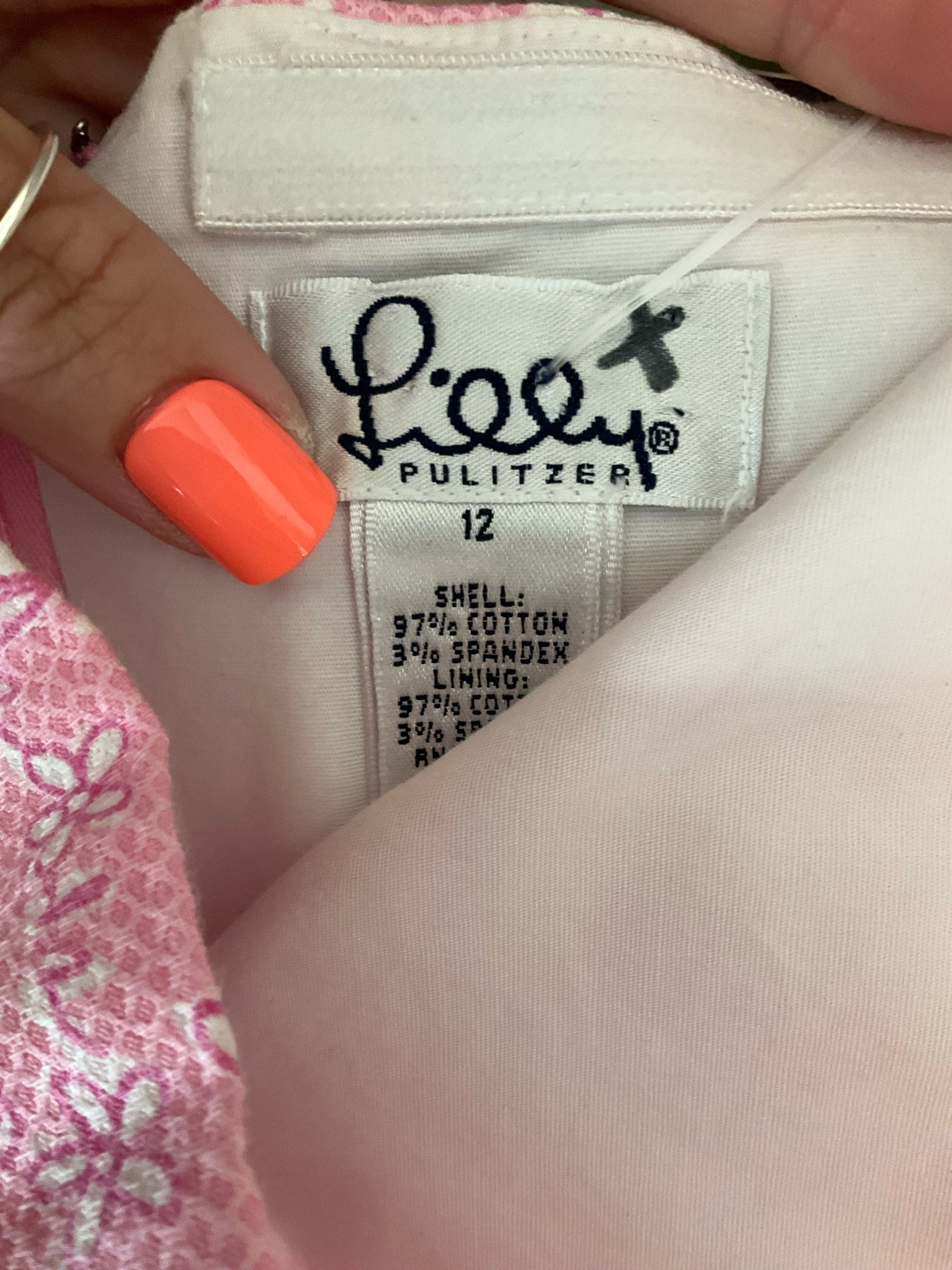 Lilly Pulitzer Delia Strapless Dress First Impression Elephant Print Size 12