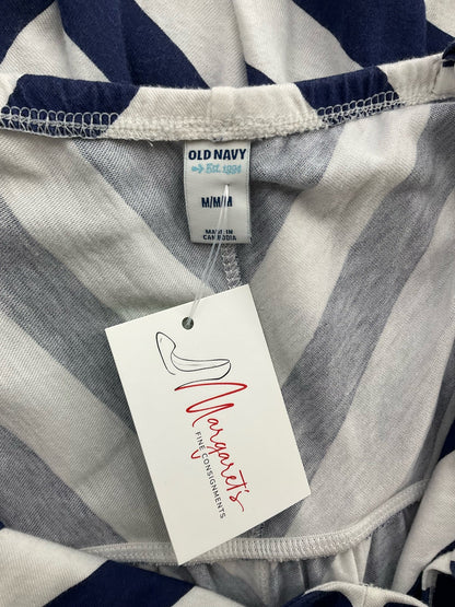 Old Navy White/Blue Stripe Pre-Owned Ladies Dress - Size Medium - Margaret’s Fine Consignment