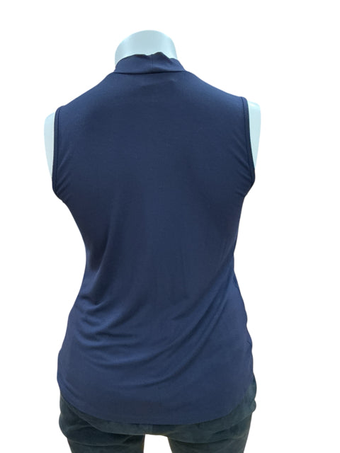 Charter Club Navy Solid Pre-Owned Ladies Top - Size XL - Margaret’s Fine Consignment