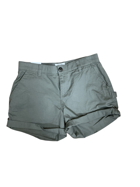 Boston Traders Marlen Cuffed Utility Shorts Olive Green Size 6 NWT