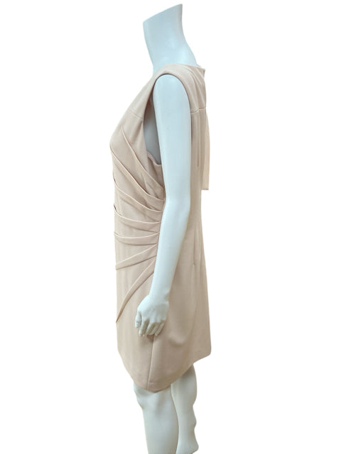 Calvin Klein Blush Solid Pre-Owned Ladies Dress - Size 14