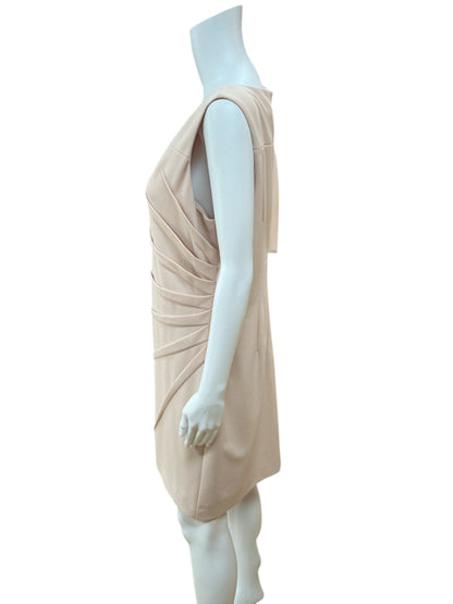 Calvin Klein Blush Solid Pre-Owned Ladies Dress - Size 14