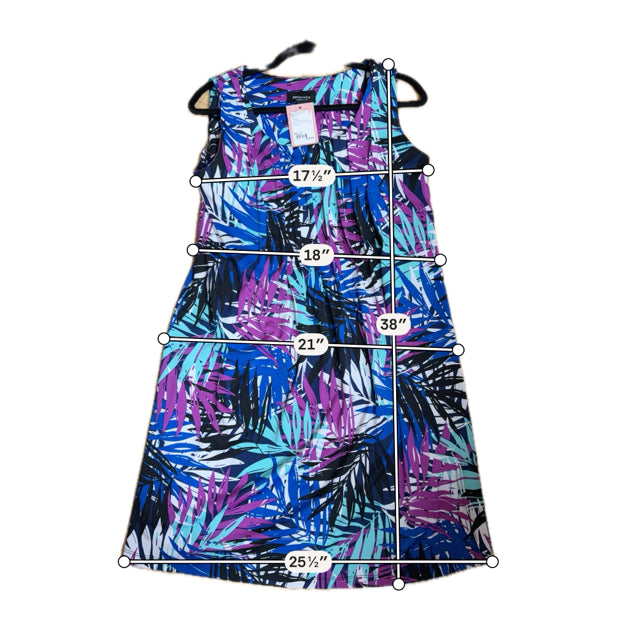 RN Studio by Ronni Nicole Palm Leaf Print Stretch Dress Size 4 - ONLINE ONLY