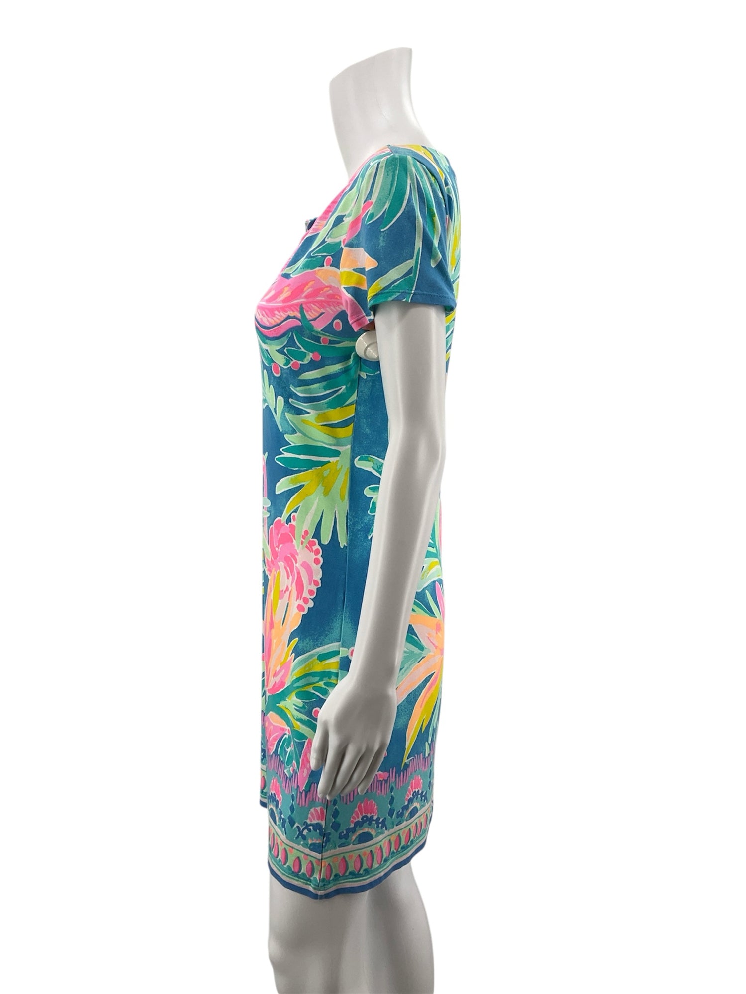 Lilly Pulitzer Marlowe Dress Tons of Fun Flamingo Print Size S - ONLINE ONLY