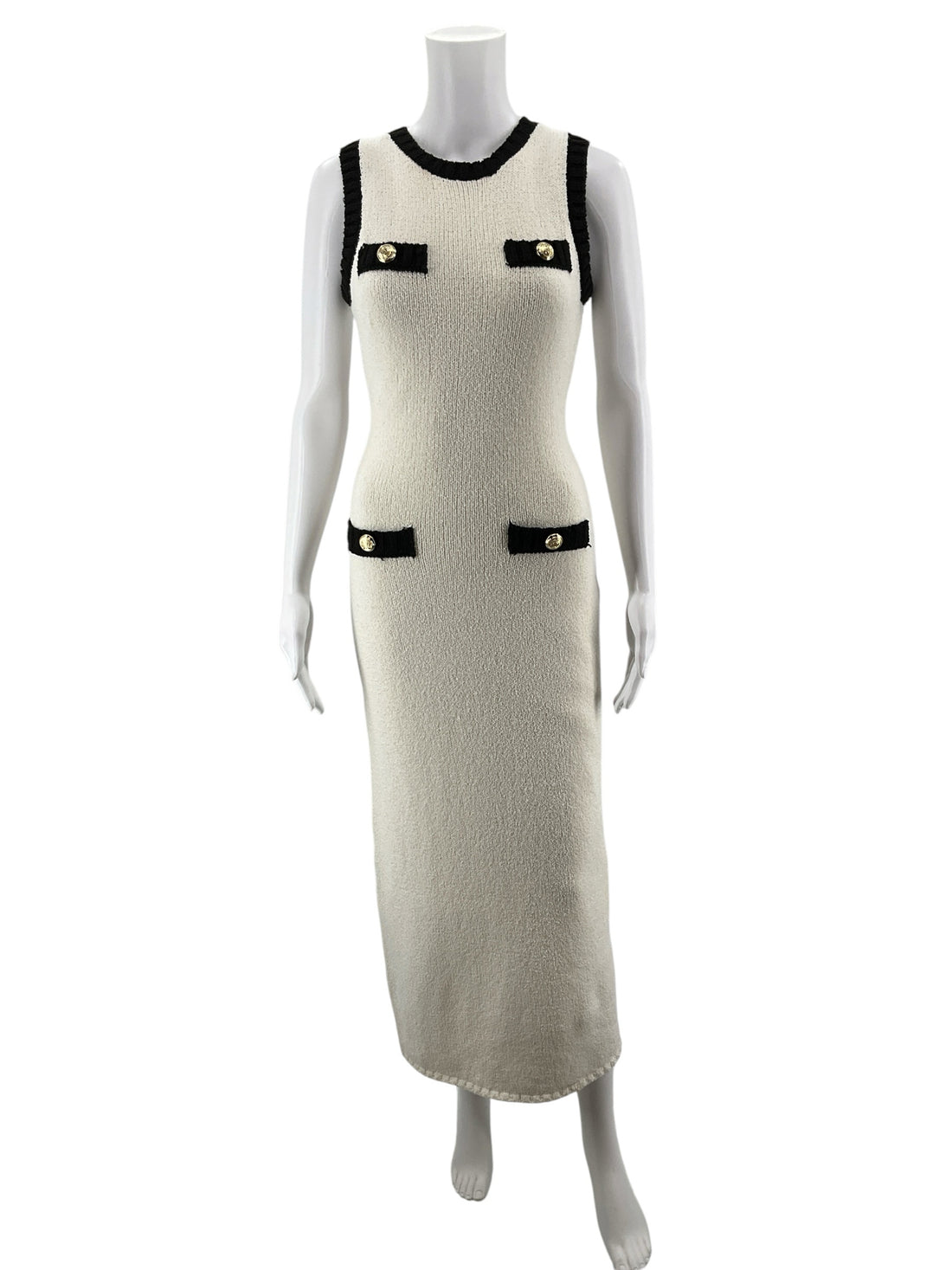Endless Rose Cream &amp; Black Colorblock Sweater Dress NWT | Size Small - ONLINE ONLY