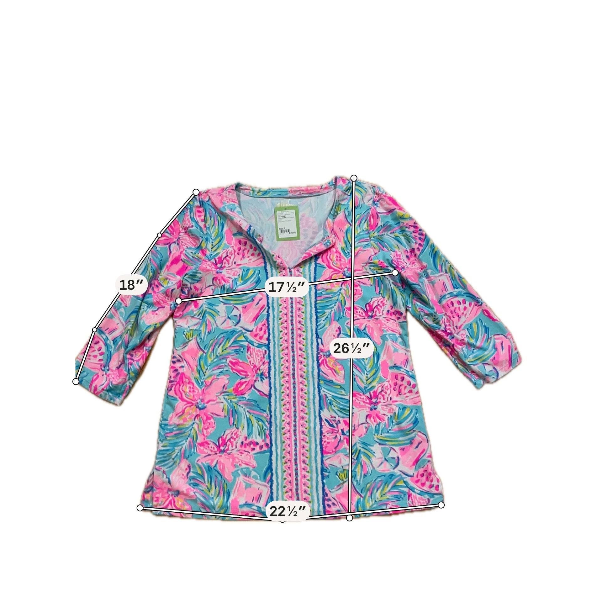 Lilly Pulitzer Jane Tunic Top in Bumpin&
