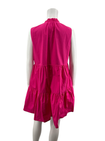 Peach Love Pink Sequins Pre-Owned Ladies Dress - Size Medium