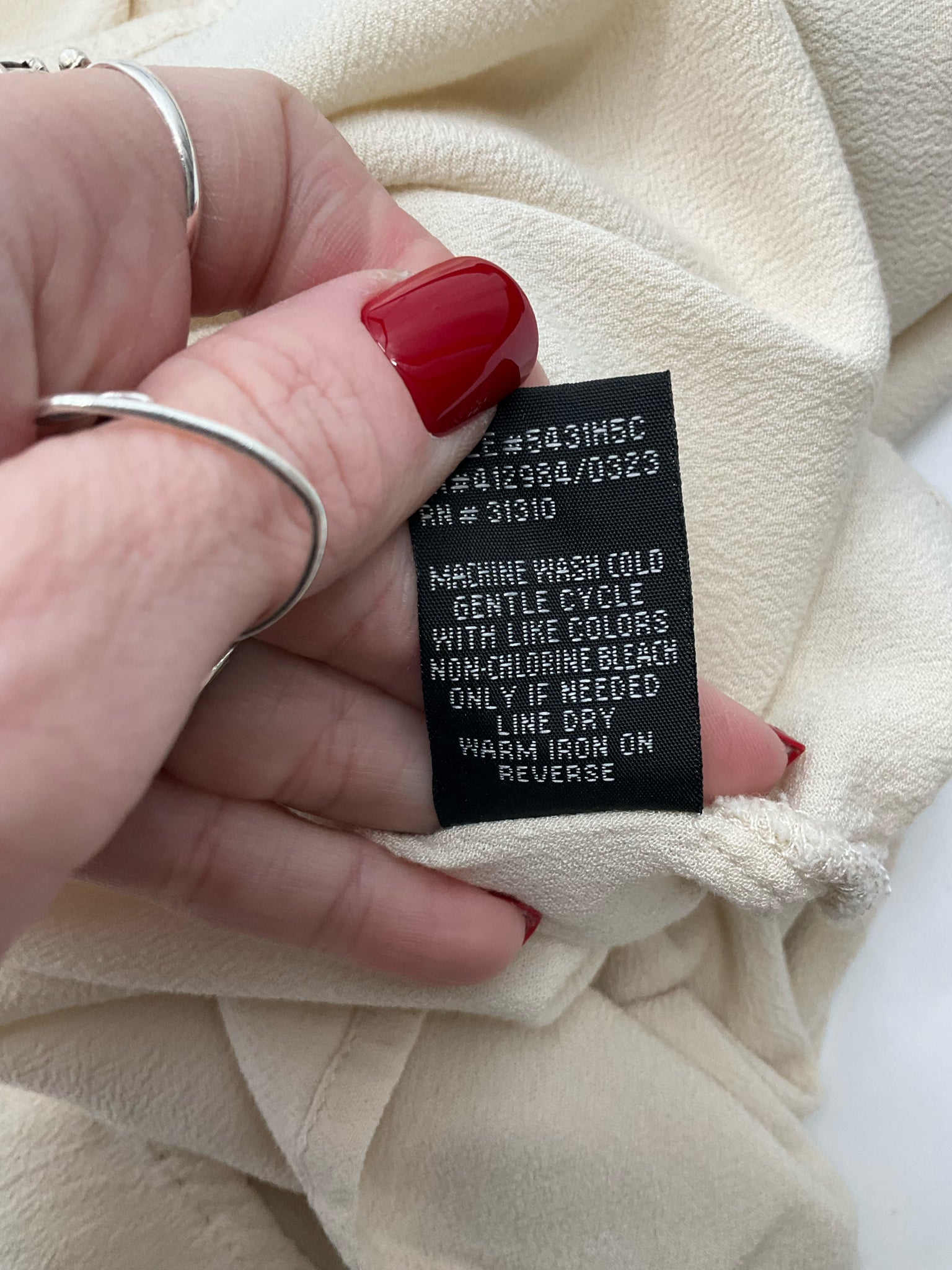 in studio Tan Solid Pre-Owned Ladies Casual Top - Size Medium Petite - Margaret’s Fine Consignment