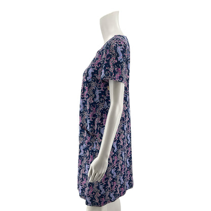 Lilly Pulitzer Kaelan T-Shirt Dress Seeing Spots Print Size Small