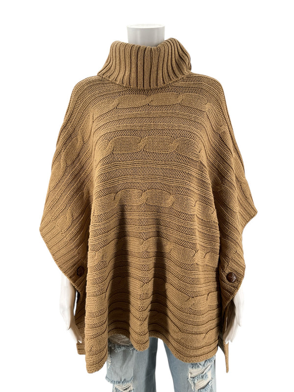 Gap Camel Cable Pre-Owned Ladies Shrug - Size XS/S