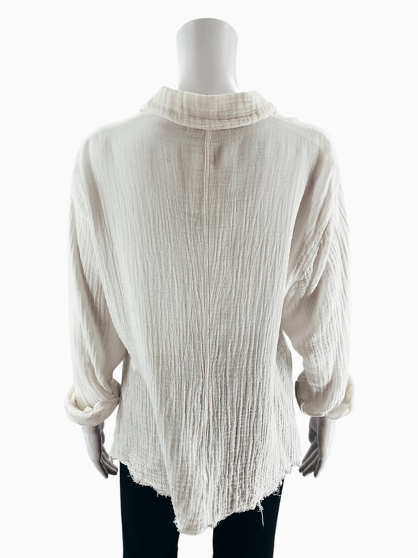 Urban Outfitters White Solid Pre-Owned Ladies Top - Size XS