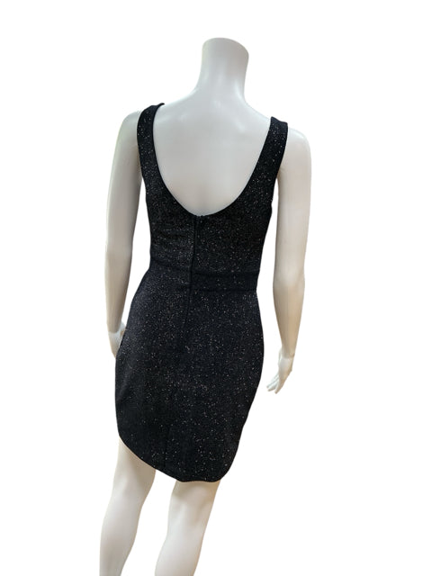 Midnight Doll Navy Sparkle Pre-Owned Ladies Dress - Size 5