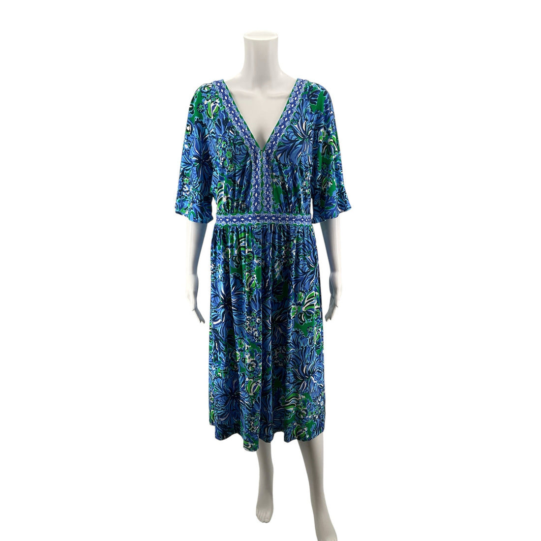 Lilly Pulitzer Ross Dress Multi Sink Or Swim Floral NWT Size 12