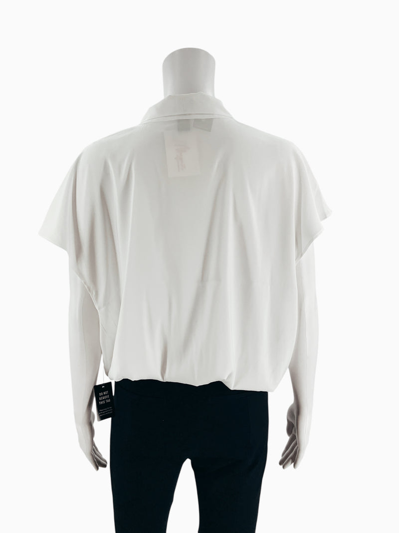 Express White Short Sleeve Bodysuit – Size XL, New with Tags - Margaret’s Fine Consignment