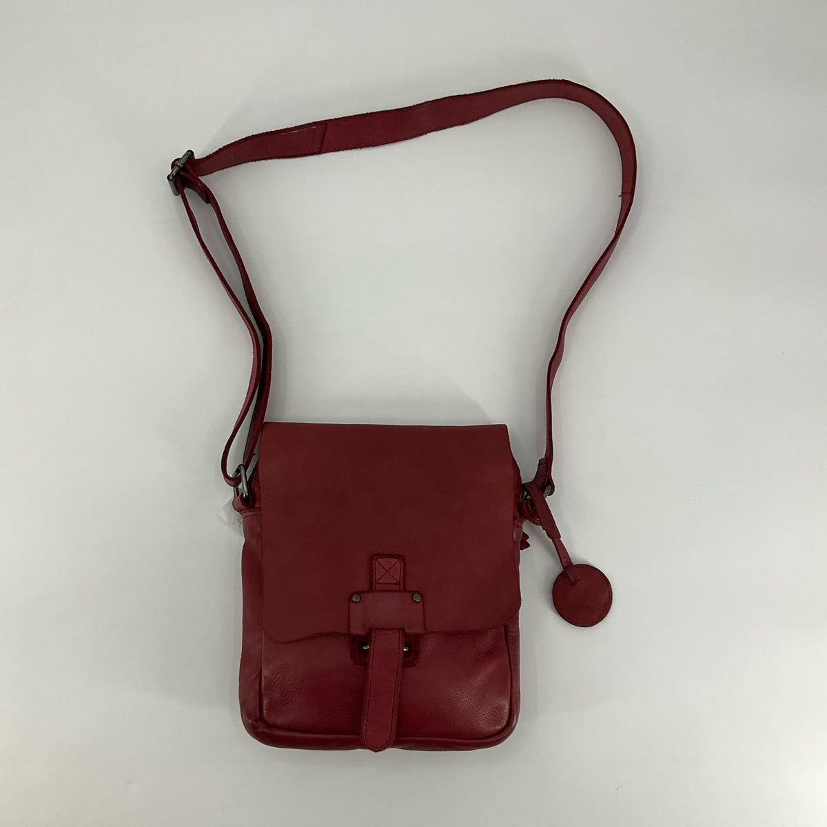 Harbour 2nd Vintage-Inspired Red Leather Crossbody Purse - ONLINE ONLY