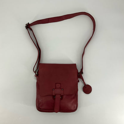 Harbour 2nd Vintage-Inspired Red Leather Crossbody Purse - ONLINE ONLY
