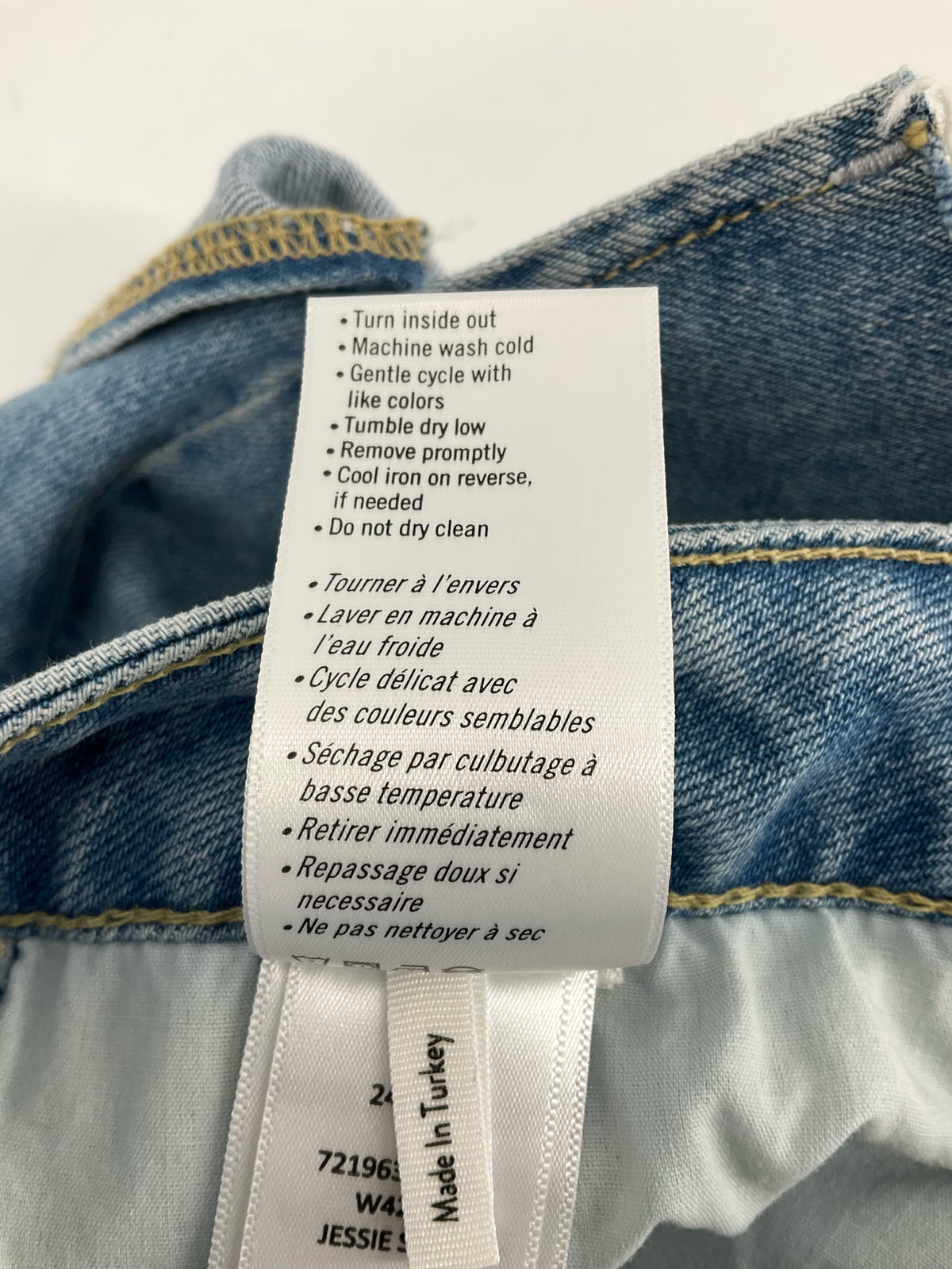 PAIGE Paige Jessie High-Waisted A-Line Denim Mini Skirt Raw Hem Blue Size 6