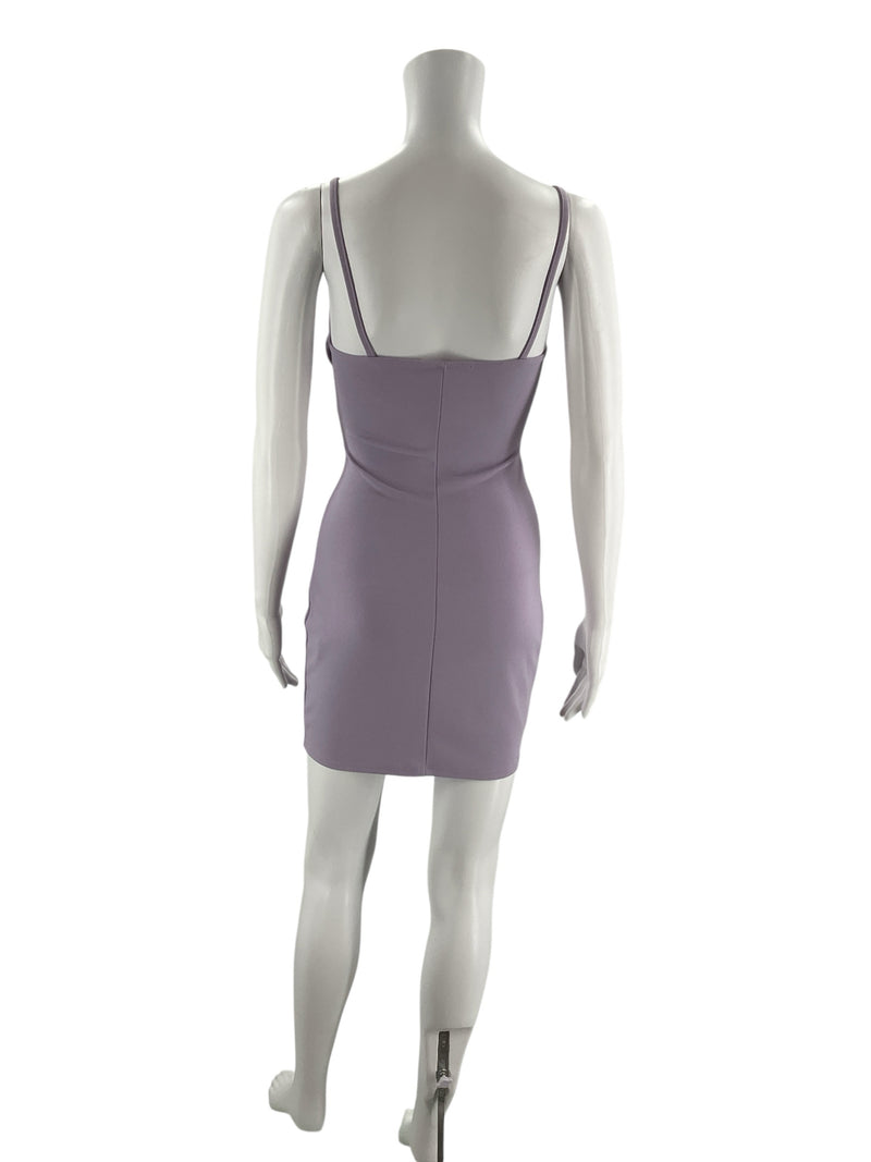 Blue Blush Lavender Solid Pre-Owned Ladies Dress - Size Small