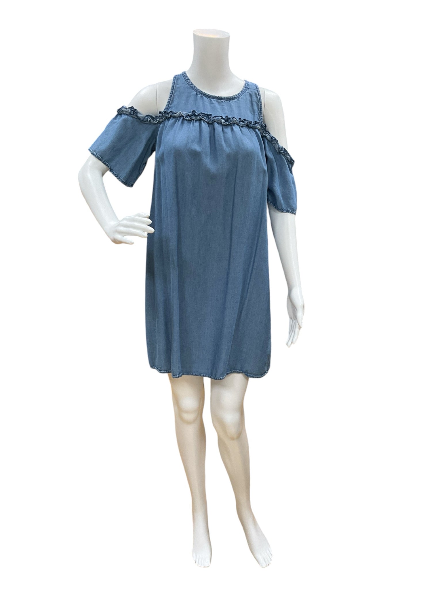 Lauren Conrad Blue Chambray Dress Size Small