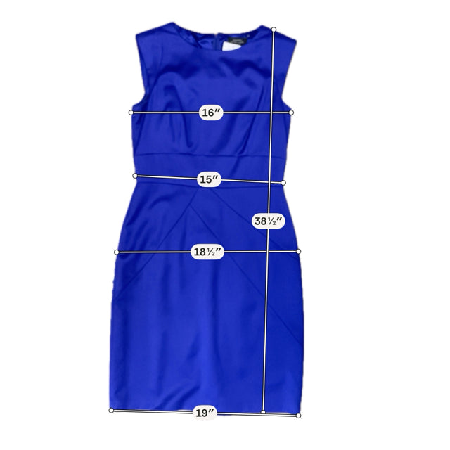 Tahari Arthur S. Levine Purple Sleeveless Sheath Dress Size 8