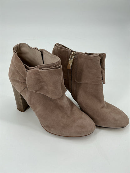 Louise et Cie Tan Suede Booties Size 8.5