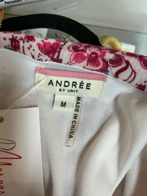 Andrée by Unit Boho Mixed Floral Print Peasant Dress Size Medium