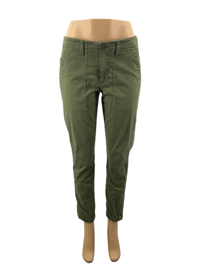 cabi Olive Pant Expedition Jogger Pants Size 4 Olive Green Cargo Utility Style 5076 - Size 4