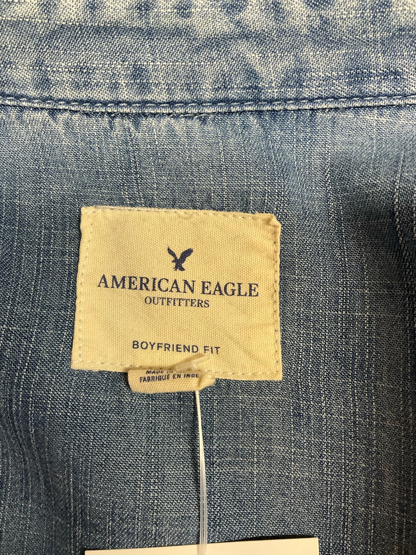 American Eagle Chambray Top Size Small