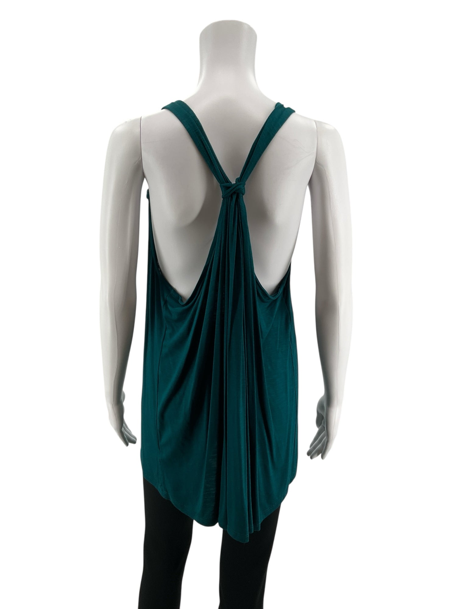 Maurices Knot Strap Racerback Swing Tank Top Teal XL NWT