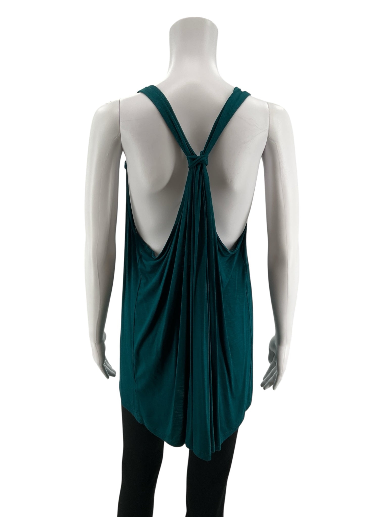 Maurices Knot Strap Racerback Swing Tank Top Teal XL NWT