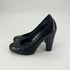 Stuart Weitzman Black Heels Black Solid Pre-Owned Ladies Heel - Size 7.5 - Size 7.5