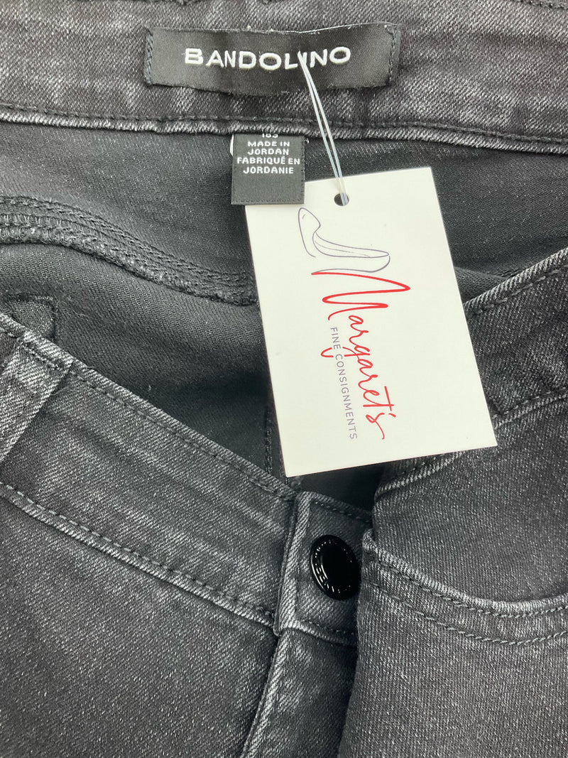 Bandalino Black Solid Pre-Owned Ladies Jeans - Size 16 Short