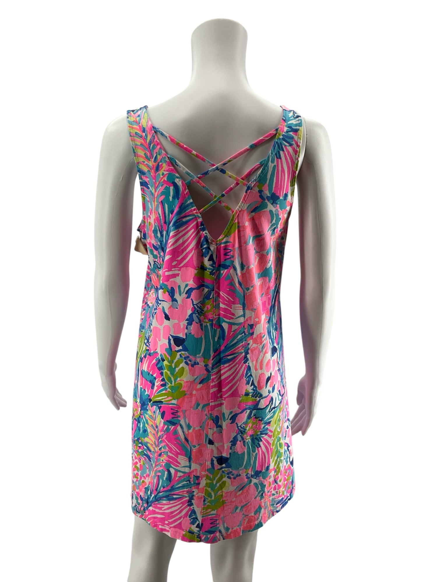 Lilly Pulitzer Nala Soft Shift Dress Turtley Awesome Print Size Small