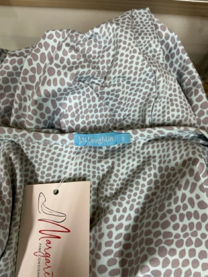 J. McLaughlin J. McLaughlin Catalina Cloth Maxi Dress Mint Pebble Print Size Small - ONLINE ONLY