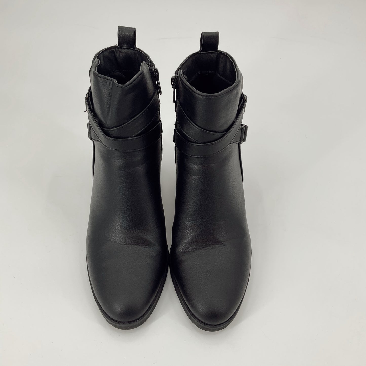 Serra Black Boots Size 10 - front view