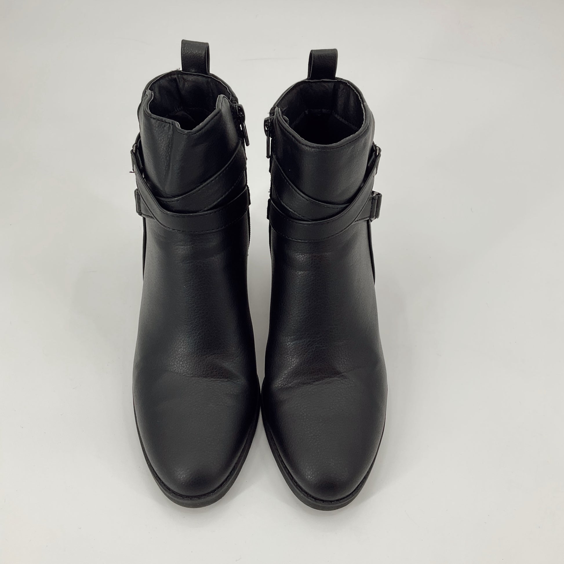 Serra Black Boots Size 10 - front view