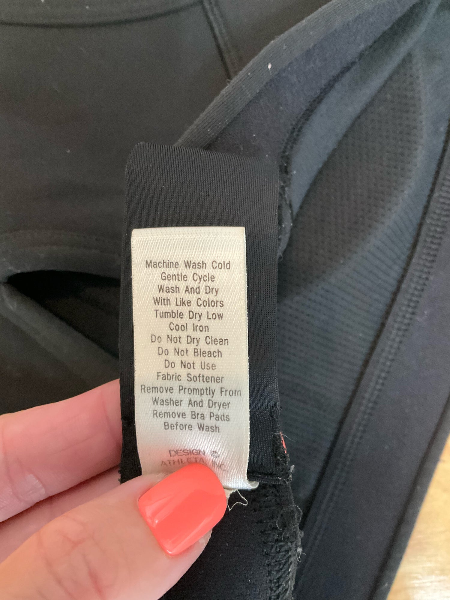 Athleta Glory 2.0 Racerback Cutout Sports Bra Black Size Small
