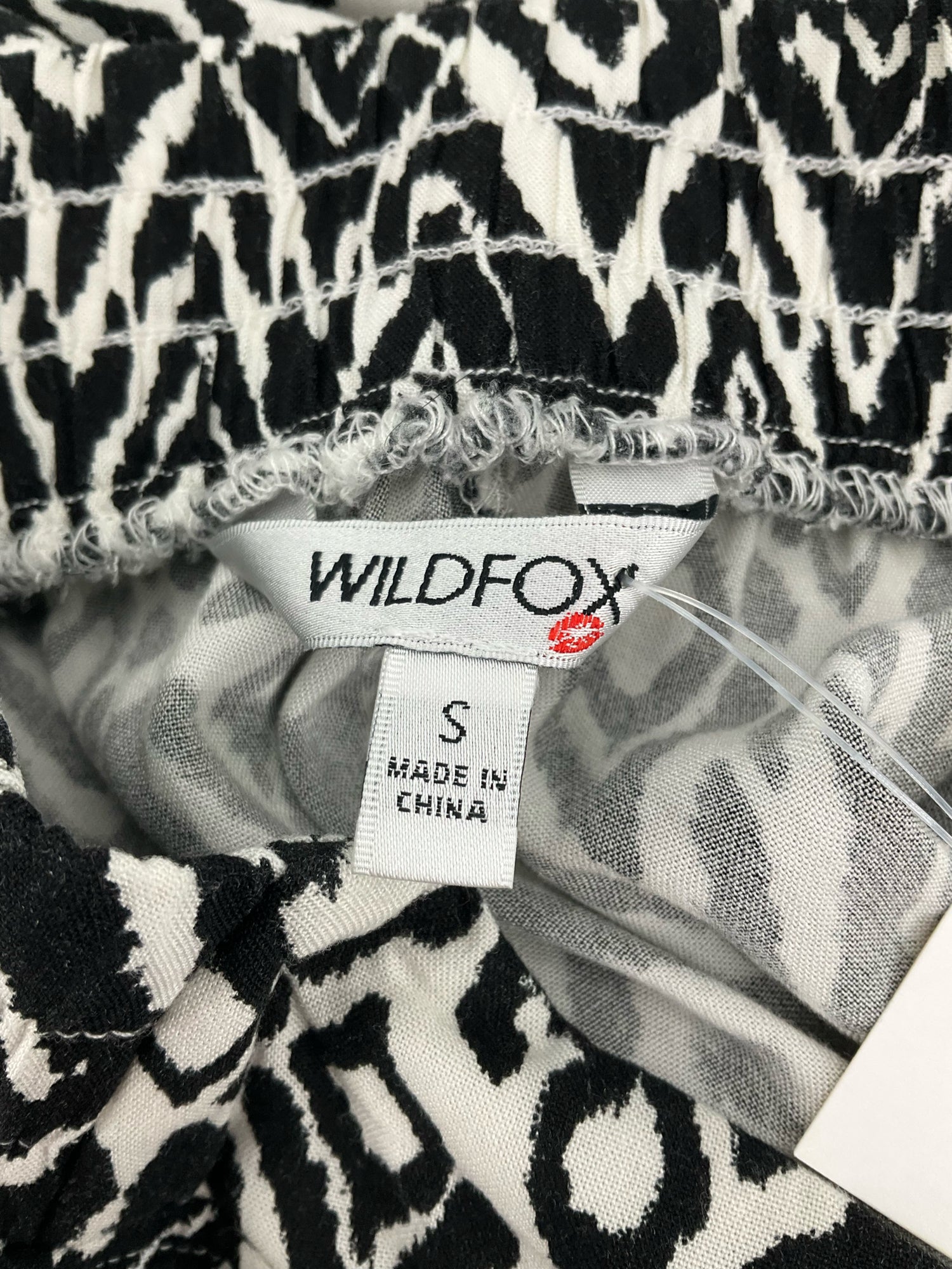Wildfox Sasha Tribal Ikat Print High Waisted Rayon Shorts Size Small