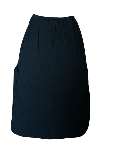 Stark Black Skirt Size XS Black Textured Pre-Owned Ladies Skirt - Size XS