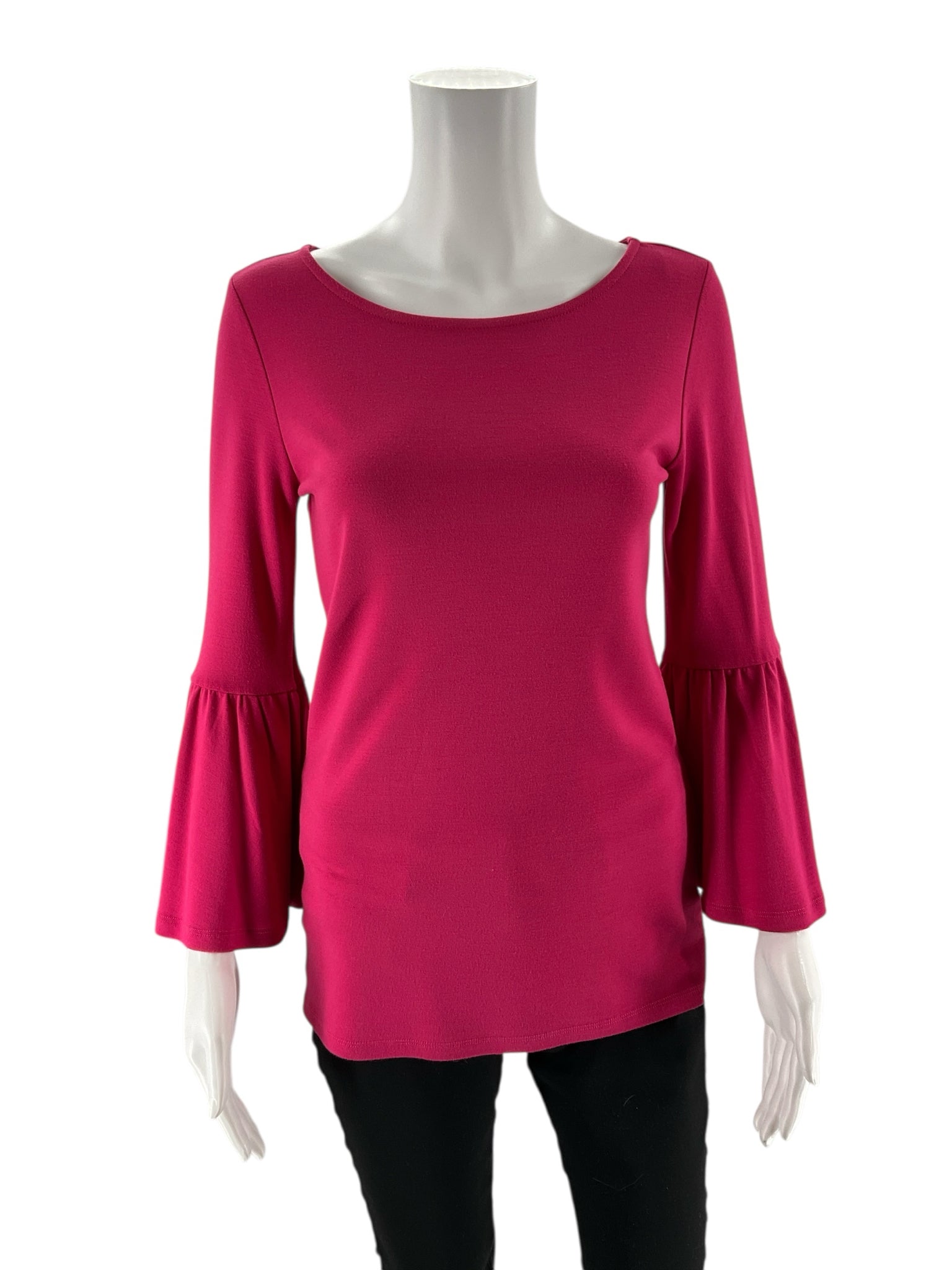 Tyler Boe - Pink Solid Pre-Owned Ladies Casual Top - Size xs