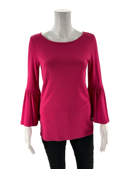 Tyler Boe - Pink Solid Pre-Owned Ladies Casual Top - Size xs